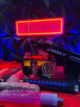 Máquina automatizada con 7 accesorios y regulador de velocidad 