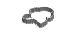 Yeti out print Cookie Cutter    