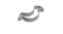 Birdie out print Cookie Cutter  