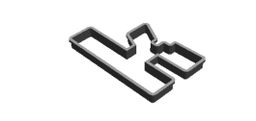Killer K out print Cookie Cutter   