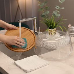  CAKE WOODEN TRAY RIBBON COVER