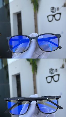 JWLE_0046 Cartier framed blue photochromic lenses eyeglasses