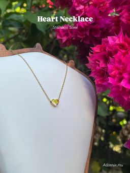Heart Necklace - Stainless Steel