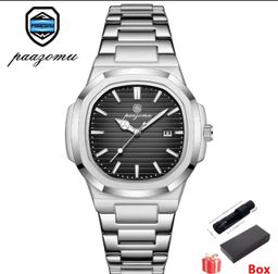 JWLE_0056 POEDAGAR Stainless Steel Full water proof Wrist watch