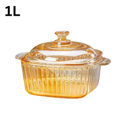 GLASS POT CASSEROLE MICROWAVE (KASEROL KACA)