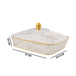 PET FOOD BUFFET SERVING TRAY BOWL