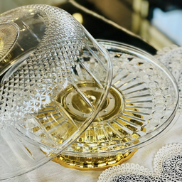 CAKE TRAY COVER STAND RIBBON 34CM