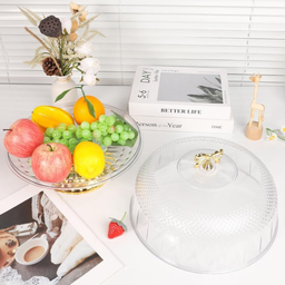 CAKE TRAY COVER STAND RIBBON 34CM