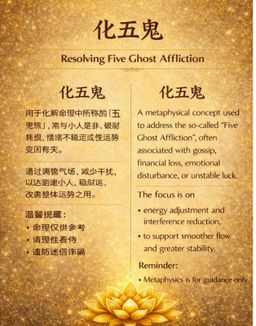 化五鬼 Resolving Five Ghost Affliction