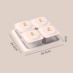 HIGH END LUXURY SNACK PLATE