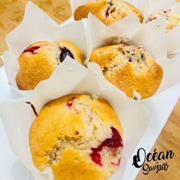 Muffins aux fruits rouges (x8)
