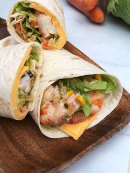 Mini wraps - crevette fromage (x5)