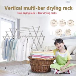 120CM UPGRADE STAINLESS STEEL CLOTH DRY RACK (PENYIDAI BAJU)