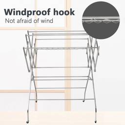 120CM UPGRADE STAINLESS STEEL CLOTH DRY RACK (PENYIDAI BAJU)