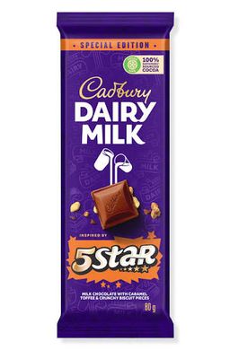 Cadbury dairymilk 5 star 80gm