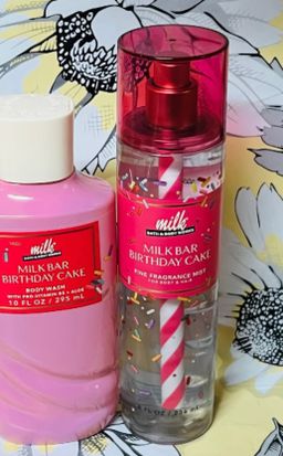 Bath and body works 2 piece Milk Bar birthday cake