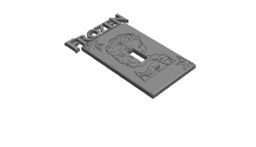 Frozen Light Switch Cover    