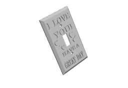 I Love You Light Switch Cover 