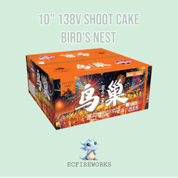 10" 138V SHOOT CAKE - BIRD'S NEST