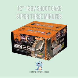 12" 138V SHOOT CAKE - SUPER THREE MINUTES