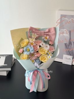 Ribbon Soap Flower Mixed Bouquet | 蝴蝶结混搭花束  