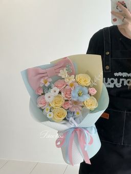 Ribbon Soap Flower Mixed Bouquet | 蝴蝶结混搭花束  