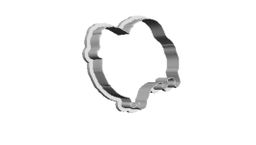 Pommaraniun dog out print Cookie Cutter  