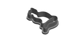 Cat 7 out print Cookie Cutter    