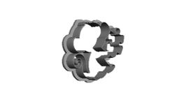 Monkey Puzzle out print Cookie Cutter       