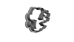 Monkey Puzzle 3 outline Cookie Cutter       