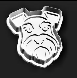 Schnauzer 2 Cookie Cutter  