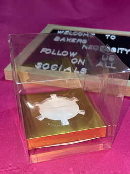 Single Clear Cupcake Container