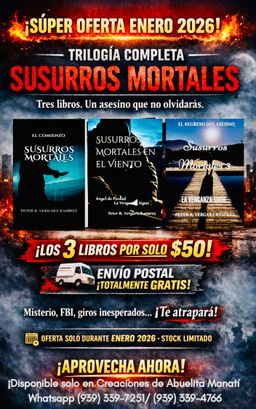 Triple pack los tres libros Susurros Mortales (Copy)