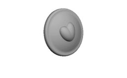 Urn Heart Holder and Lid 