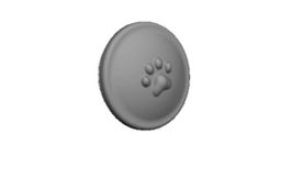 Urn Cat Paw Holder and Lid  