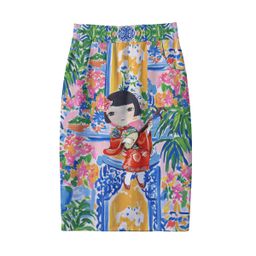 [Pre-Order] Oriental Lulu in Patio — Hip Wrap Skirt 