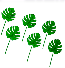 Green Leaf  Cupcake Topper