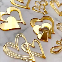 Heart Cake Charms 