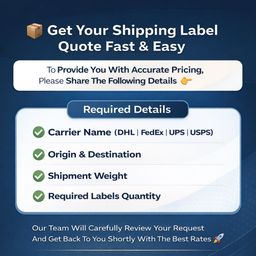 DHL Shipping Label