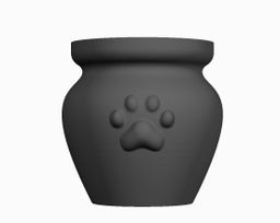 Urn Cat Paw Holder and Lid  