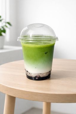 Blueberry Matcha Latte