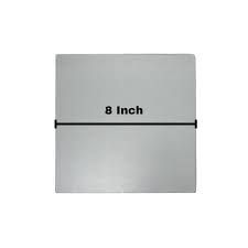 1493 CAKE BOARD 8 SQUARE SILVER -CBS8 