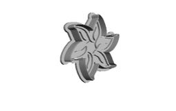 Flower 6 Cutter & Stamp Set Cookie Cutter