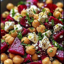 Warm Chick Pea Salad