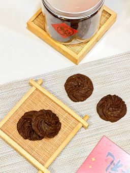Dark Chocolate Butter Cookies