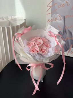 7 Stalk Awakening Soap Rose Bouquet