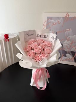 (Pre-Order) 11 stalk Soap Rose Bouquet  