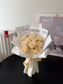 11 stalk Soap Rose Bouquet 