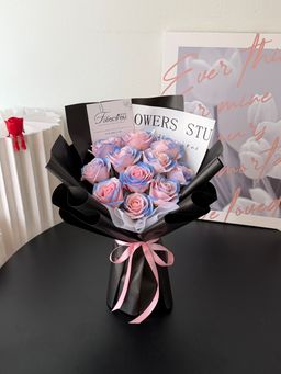 11 stalk Soap Rose Bouquet 