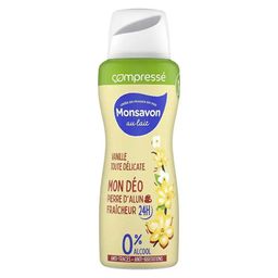 Monsavon au Lait Déodorant Compressé Vanille Délicate 100ml